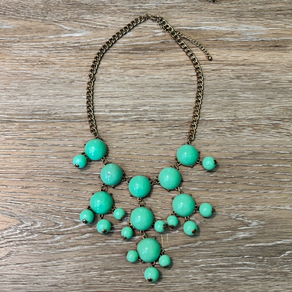 Turquoise Bubble Necklace